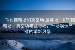 “ktv拖鞋场和真空场,蓝莓场”KTV拖鞋场、真空场与蓝莓场，一场娱乐产业的革新风暴