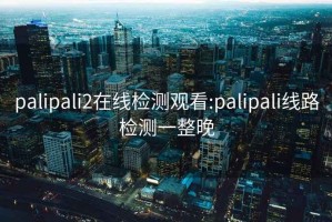 palipali2在线检测观看:palipali线路检测一整晚