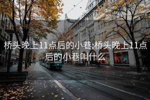 桥头晚上11点后的小巷:桥头晚上11点后的小巷叫什么