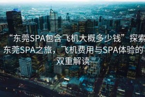 “东莞SPA包含飞机大概多少钱”探索东莞SPA之旅，飞机费用与SPA体验的双重解读