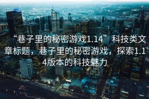 “巷子里的秘密游戏1.14”科技类文章标题，巷子里的秘密游戏，探索1.14版本的科技魅力