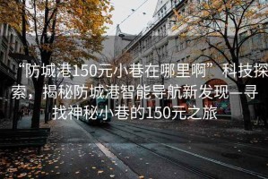 “防城港150元小巷在哪里啊”科技探索，揭秘防城港智能导航新发现—寻找神秘小巷的150元之旅