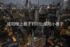 咸阳晚上巷子100元:咸阳小巷子