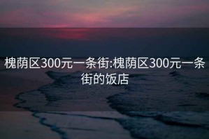 槐荫区300元一条街:槐荫区300元一条街的饭店