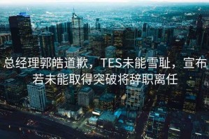 总经理郭皓道歉，TES未能雪耻，宣布若未能取得突破将辞职离任