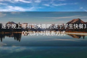 遂宁晚上哪有站大街的:遂宁学生快餐300元3小时联系方式