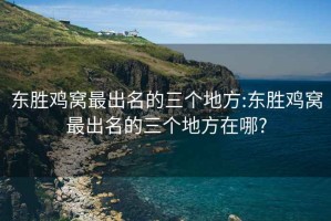 东胜鸡窝最出名的三个地方:东胜鸡窝最出名的三个地方在哪?