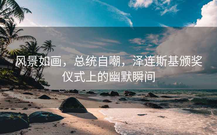 风景如画，总统自嘲，泽连斯基颁奖仪式上的幽默瞬间