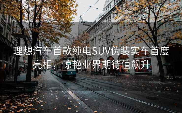 理想汽车首款纯电SUV伪装实车首度亮相，惊艳业界期待值飙升