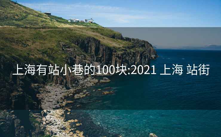 上海有站小巷的100块:2021 上海 站街