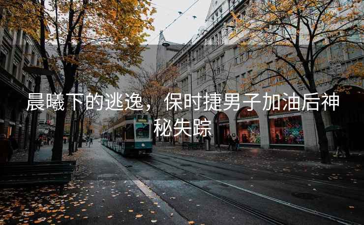 晨曦下的逃逸，保时捷男子加油后神秘失踪