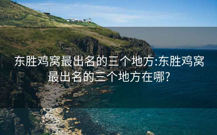 东胜鸡窝最出名的三个地方:东胜鸡窝最出名的三个地方在哪?