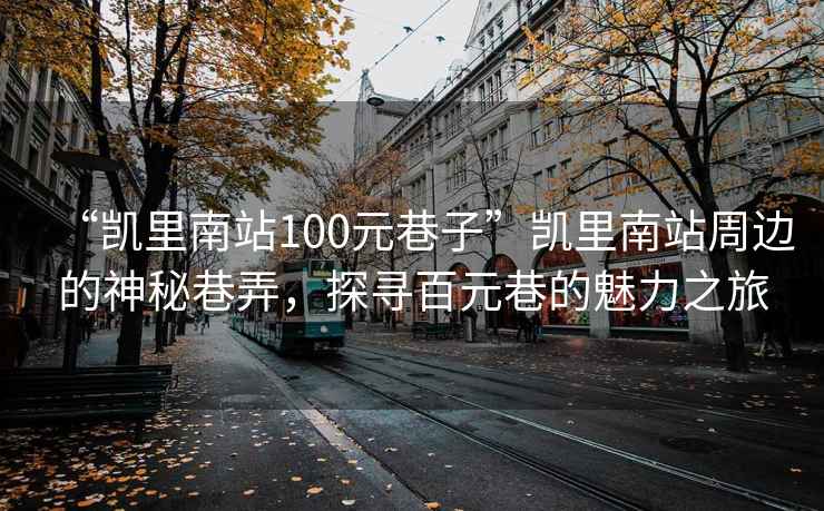 “凯里南站100元巷子”凯里南站周边的神秘巷弄，探寻百元巷的魅力之旅